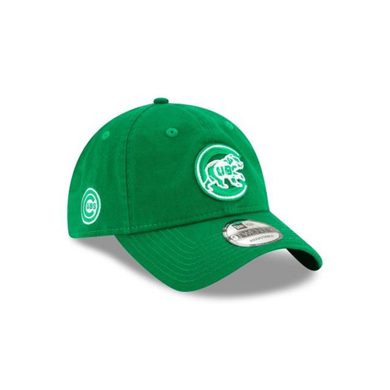 MLB Chicago Cubs St Patricks Day 9Twenty Adjustable (PSI8773) - Green New Era Caps